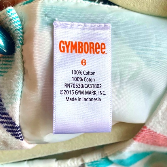 Gymboree Cream Knit Dress with Plaid Pattern SIZE 6 - Picture 7 of 7